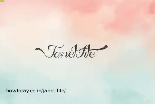 Janet Fite