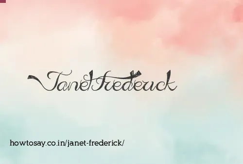 Janet Frederick