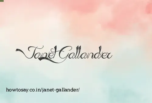 Janet Gallander