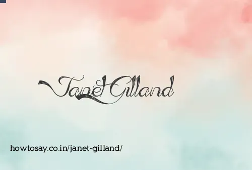 Janet Gilland