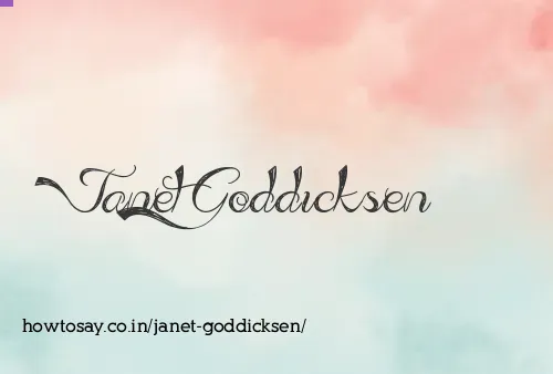 Janet Goddicksen