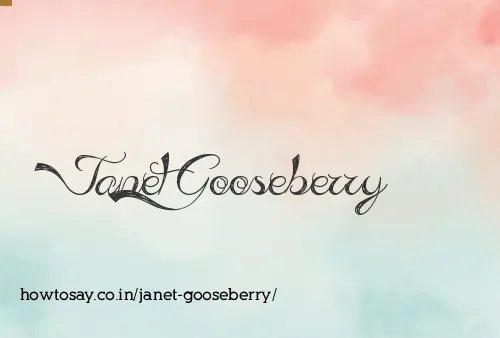 Janet Gooseberry