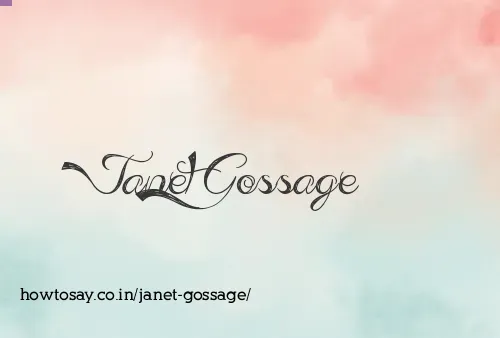 Janet Gossage