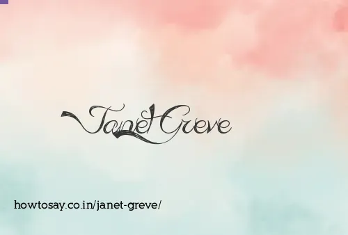 Janet Greve