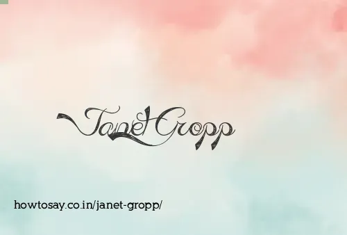Janet Gropp