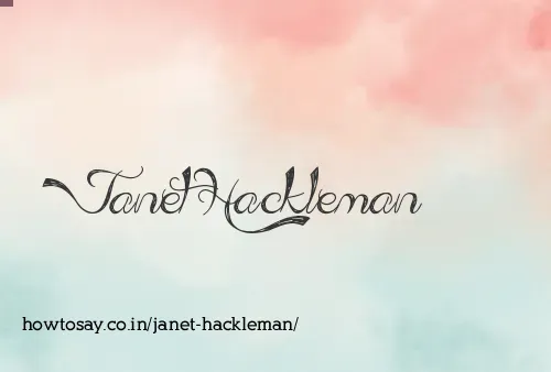 Janet Hackleman