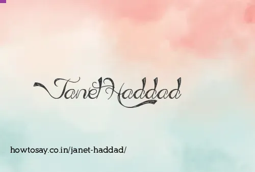 Janet Haddad