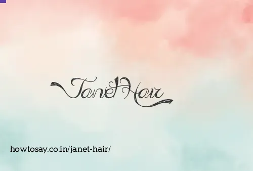 Janet Hair