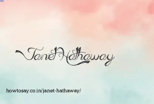 Janet Hathaway