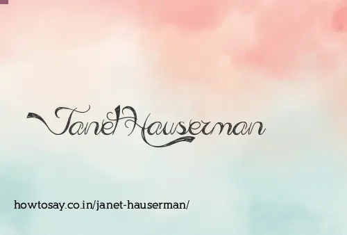 Janet Hauserman