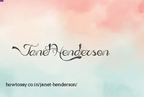 Janet Henderson