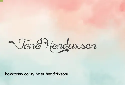 Janet Hendrixson