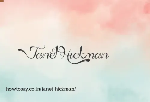 Janet Hickman
