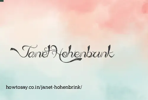 Janet Hohenbrink