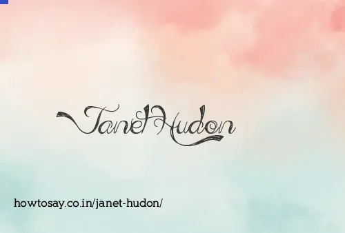 Janet Hudon