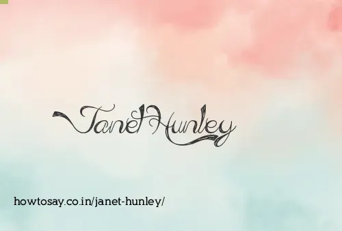 Janet Hunley