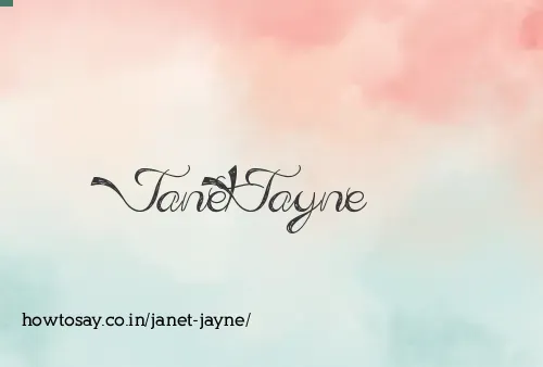 Janet Jayne