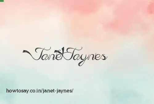 Janet Jaynes