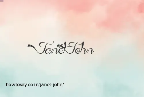 Janet John