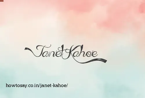 Janet Kahoe