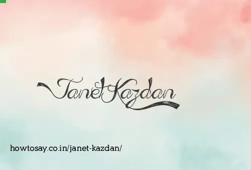 Janet Kazdan