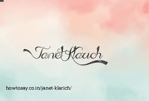 Janet Klarich