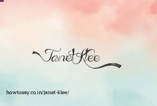 Janet Klee