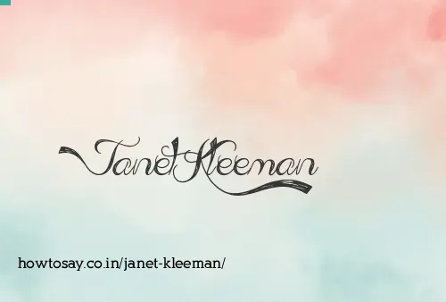 Janet Kleeman