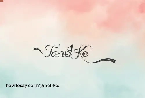 Janet Ko