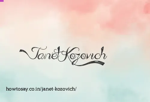 Janet Kozovich