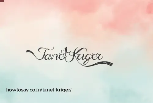 Janet Kriger