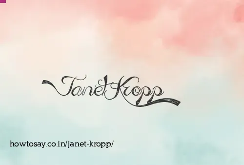 Janet Kropp