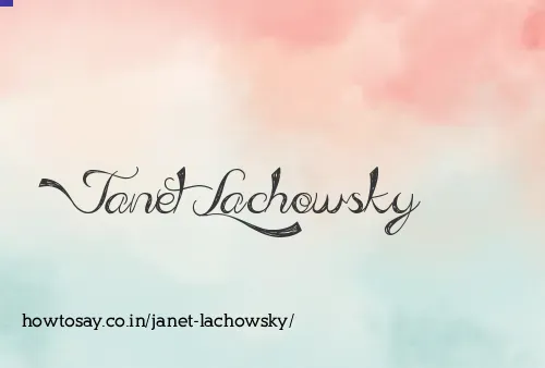 Janet Lachowsky