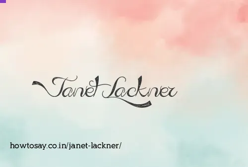 Janet Lackner