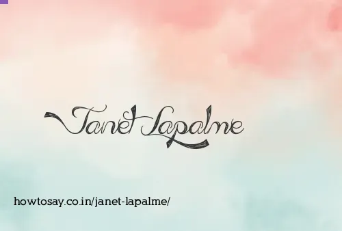Janet Lapalme