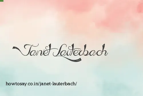 Janet Lauterbach