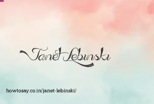 Janet Lebinski
