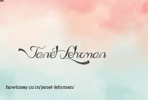 Janet Lehrman