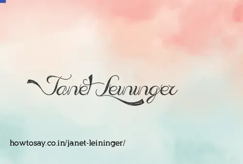 Janet Leininger