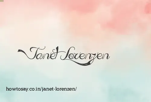 Janet Lorenzen