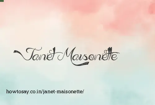 Janet Maisonette
