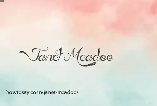 Janet Mcadoo