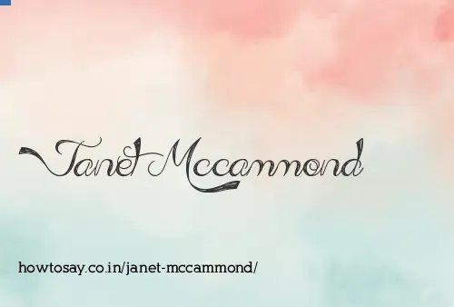 Janet Mccammond