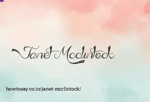 Janet Mcclintock