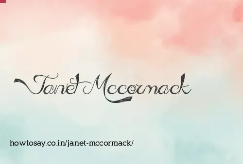 Janet Mccormack