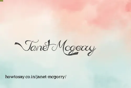 Janet Mcgorry