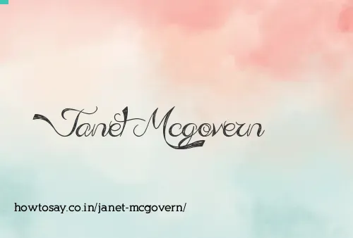 Janet Mcgovern