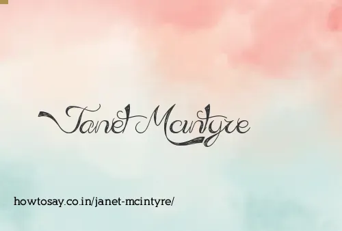 Janet Mcintyre