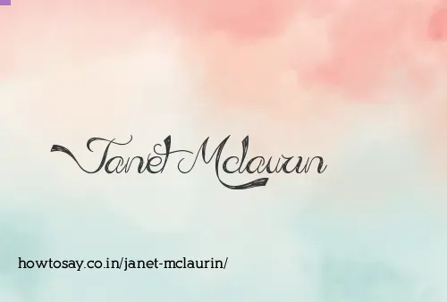 Janet Mclaurin