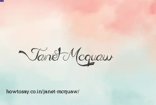 Janet Mcquaw